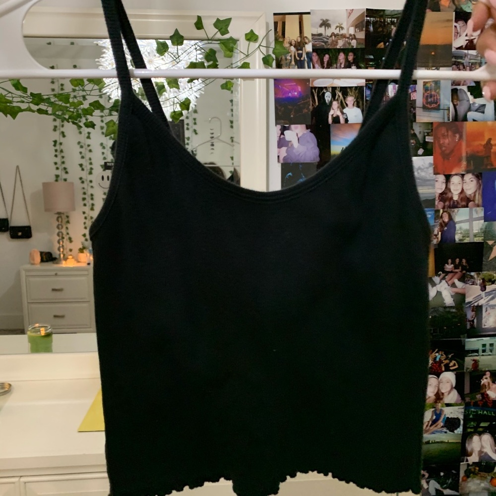 very cute black tank